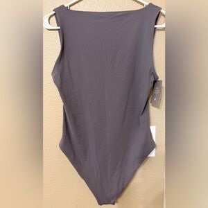 Auden Sleeveless Mauve Bodysuit Size XL NWT